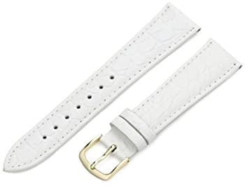 【中古】【輸入品・未使用】Hadley-Roma メンズ MSM717RA 160 16mm ブラッククロコダイルグレインレザー腕時計ストラップ 20 ホワイト 【中古】【輸入品・未使用】Hadley-Roma メンズ MSM717RA 160 16mm ブラッククロコダイルグレインレザー腕時計ストラップ 20 ホワイト