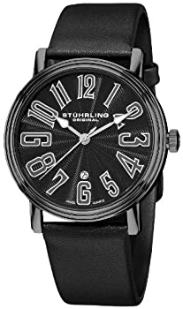 ストゥーリングオリジナル/Stuhrling Original メンズ腕時計 Men's 301.335952 Lifestyles Roulette Swiss Quartz Date Black Watch　（並行輸入