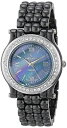 yÁzyAiEgpz[prv]Peugeot Women's PS4905BS Swiss Ceramic Black Crystal Bezel Watch[sAi]