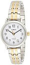 yÁzyAiEgpzTimex Women's Easy Reader Two-Tone Watch with Expansion Band