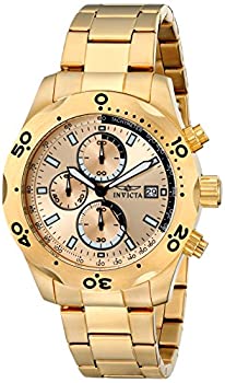 【中古】【輸入品・未使用】Invicta Men's 17750 %ダブルクォーテ%Specialty%ダブルクォーテ% 18k Gold-Plated Watch