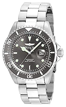 【中古】【輸入品・未使用】Invicta メンズ プロダイバー ステンレススチール クォーツ ダイビングウォッチ ステンレススチールストラップ シルバー 14 (モデル:22050)