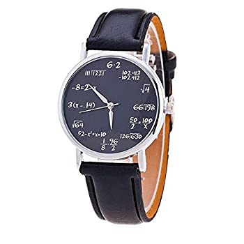 【中古】【輸入品・未使用】Vavna レディース メンズ 数学 数式 ダイヤル 文字盤 レザー クォーツ 腕時計 学生用 ウォッチ 【中古】【輸入品・未使用】Vavna レディース メンズ 数学 数式 ダイヤル 文字盤 レザー クォーツ 腕時計 学生用 ウォッチ