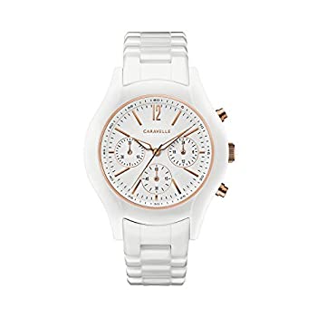 【中古】【輸入品・未使用】Caravelle by Bulova Women 'sクロノグラフセラミックブレスレットスポーツ腕時計