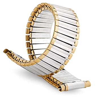 【中古】【輸入品・未使用】Speidel Men 'sステンレススチール快適ストレッチWatchバンド、ゴールド、..