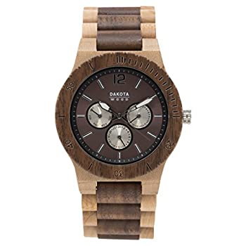 DakotaメンズクオーツWood Watch%カンマ% Color : Brown (Model : 26333?)