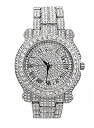【中古】【輸入品・未使用】Bling-ed Out 究極のヒップホップロイヤルティ メンズウォッチ 読みやすいローマ数字またはダイヤモンドの時間表示 - 明るい色の文字盤 - L0504(2)