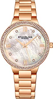 【中古】【輸入品・未使用】Stuhrling Original レディースウォッチ パヴェクリスタルベゼル 真珠層ダイヤル クリスタルアクセント付き 3907 レディースコレクション ローズ 【中古】【輸入品・未使用】Stuhrling Original レディースウォッチ パヴェクリスタルベゼル 真珠層ダイヤル クリスタルアクセント付き 3907 レディースコレクション ローズ