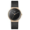 【中古】【輸入品・未使用】BRAUN LEATHER ANALOG WATCH ブラウン レザー アナログ ウォッチ BN0031RGBKL 腕時計 メンズ レ...