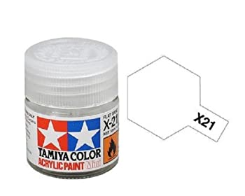 【中古】【輸入品 未使用】 タミヤ モデル Tamiya Models X21 Mini Acrylic Paint カンマ Flat Base TM81521 並行輸入品