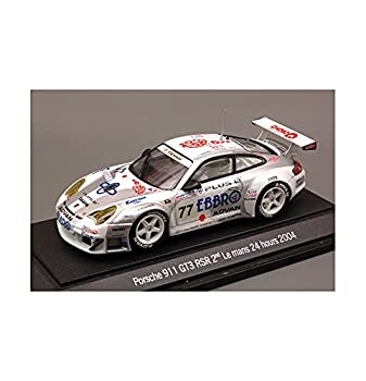 【中古】【輸入品 未使用】エブロ 1/43 ポルシェ 911GT3 RSR LM2004 77 43600 完成品