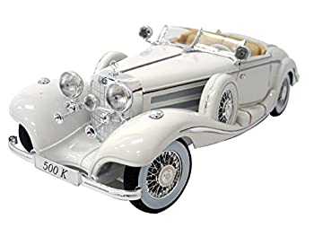 【中古】【輸入品・未使用】Maisto プレミアシエディション 1:18シリーズ PE 1936 メルセデス 500K ホワイト 200-089