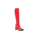 【中古】【輸入品・未使用】Ellie Shoes レディース ゴーゴーブーツ US サイズ: 5 カラー: レッド