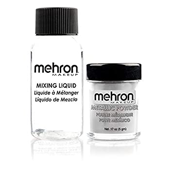 【中古】【輸入品・未使用】[Mehron]Mehron Metallic Powder with Mixing Liquid%カンマ% 1 oz%カンマ% Silver 764294529080 [並行輸入品]