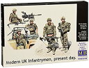 【中古】【輸入品・未使用】Masterbox 1:35 - Modern UK Infantrymen%カンマ% present day