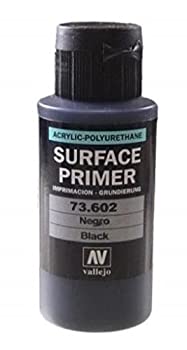 【中古】【輸入品・未使用】Vallejo Black Primer Acrylic Polyurethane%カンマ% 60ml [並行輸入品]