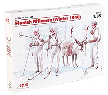【中古】【輸入品・未使用】ICM 1/35 フィンランド狙撃兵 (1940年 冬) プラモデル