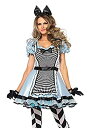 【中古】【輸入品・未使用】LEG AVENUE(レッグアベニュー)? Hypnotic Miss Alice ドレス ヘッドリボンセット L マルチ 85533