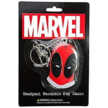 Marvel（マーベル）Deadpool（デッドプール）Head Bendable Keychain（キーホルダー） 