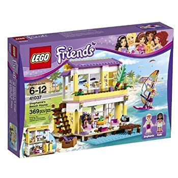 yÁzyAiEgpzAStY LEGO Friends Stephanie's Beach House (369pcs) Figures Building Block Toys [sAi]