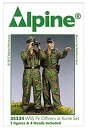 【中古】【輸入品・未使用】アルパインミニチュア 1/35 第二次世界大戦 ドイツ軍 武装親衛隊戦車将校セット クルスク戦 2体セット レジンキット AM35234