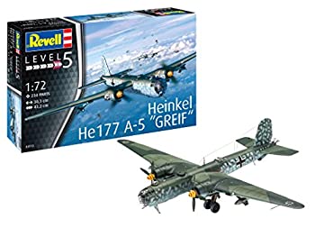 【中古】【輸入品・未使用】ドイツレベル 1/72 ドイツ空軍 ハインケル He177A-5 グライフ 爆撃機 プラモデル 03913