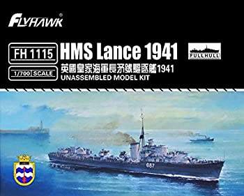 【中古】【輸入品・未使用】フライホークモデル 1/700 イギリス海軍駆逐艦 ランス 1941年 プラモデル FLYFH1115