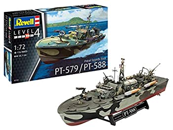 【中古】【輸入品 未使用】ドイツレベル 1/72 アメリカ海軍 PTボート PT-588／579 魚雷艇 プラモデル 05165