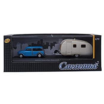 【中古】【輸入品 未使用】ミニカー ディスプレイ 1/72 1:72 カララマ ミニトラベラー バン ブルー キャラバン 200-690