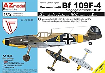 【中古】【輸入品 未使用】AZモデル 1/72 メッサーシュミットBf109F-4 JG.3 リミテッドエディション プラモデル AZM7626