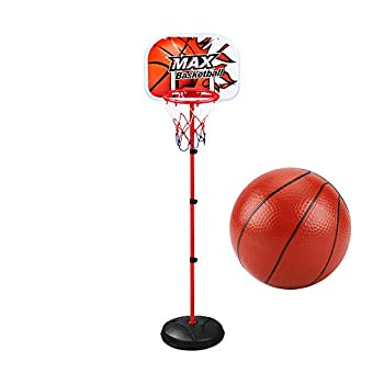 【中古】【輸入品・未使用】サンパーシー バスケットゴール 子ども用 ミニバスケット ボール付き 高さ調整可能 [並行輸入品]