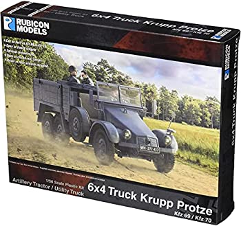 【中古】【輸入品 未使用】RUBICON MODELS ルビコンモデル 1/56 ドイツ軍 クルッププロッツェ Kfz 69/70 6x4輪駆動車 プラモデル RB0082