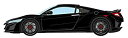 【中古】【輸入品・未使用】EIDOLON 1/43 ホンダ NSX (NC1) with Option wheel 2016 ベルリナブラック (インテリア:アイボリー/ブラック) 完成品|詳細画像