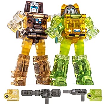 【中古】【輸入品・未使用】NA Newage H19T&H20T Vanxilla Icxe 透明の戦士 おもちゃ変形 2対セット [並行輸入品]