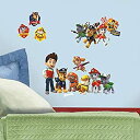 【中古】【輸入品・未使用】パウパトロール ウォールステッカー 子供 部屋 きれいにはがせる 汚れない 壁画 壁飾り シール パウパト キャラクター グッズ 37...