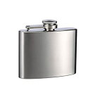 【中古】【輸入品・未使用】Maxam Stainless Steel 4oz Hip Flask with screw down cap KTFLASK4