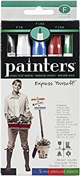yÁzyAiEgpzElmer's Painters Opaque Paint Markers%J}% Set of 5 Markers%J}% Bright Colors%J}% Fine Point (WA7519) by Elmer's