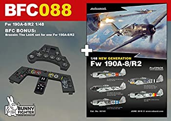 【中古】【輸入品・未使用】エデュアルド 1/48 バニーファイタークラブ ドイツ空軍 フォッケウルフ Fw190A-8/R2 w/ルック 計器盤 プラモデル EDUBFC088