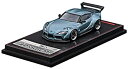 【中古】【輸入品 未使用】ignition model 1/64 パンデム Supra (A90) Matte Blue Gray Metallic 完成品 IG2334