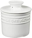 【中古】【輸入品・未使用】Le Creuset　ル・クルーゼ　バタークロック　ホワイト　並行輸入品