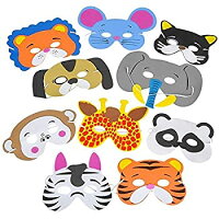 šۡ͢ʡ̤ѡ[ɥɥΥ٥ƥ]RhodeIslandNovelty12AssortedFoamAnimalMasksforBirthdayPartyFavorsDressUpCostumeRNCOMASFA[