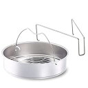 【中古】【輸入品・未使用】フィスラー (Fissler) 蒸し板 穴あき蒸し器 シルバー 22cm ?ステンレス 三脚付き 【日本正規販売品】 610-300-...