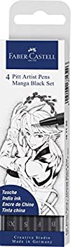 【中古】【輸入品・未使用】Faber-castell Black Manga Wallet Set