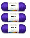 【中古】【輸入品・未使用】Caron Bulk Buy Simply Soft 糸 無地 (3個パック) 3パック H97003-9747