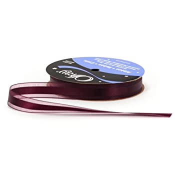 【中古】【輸入品・未使用】Offray Garbo Satin and Sheer Craft Ribbon%カンマ% 5/8-Inch Wide by 20-Yard Spool%カンマ% Eggplant by..