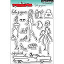 【中古】【輸入品・未使用】Penny Black Clear Stamps 5%ダブルクォーテ%X7.5%ダブルクォーテ% Sheet-Hello Gorgeo...