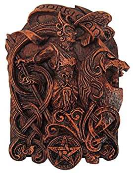 yÁzyAiEgpzMorrigan Wall Plaque Wood Finish