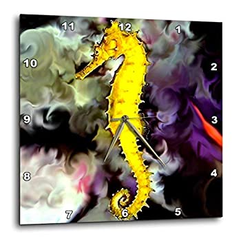 【中古】【輸入品・未使用】3dRose DPP_956_3 シーホース壁時計 15 x 15インチ