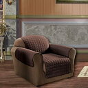 【中古】【輸入品・未使用】(Chair%カンマ% Chocolate) - Elegant Comfort Quilted Furniture Protector for Pet Dog Children Kids Special Treatment Microfiber as Soft as