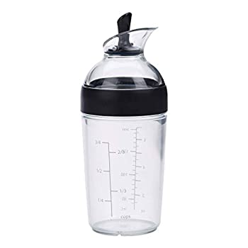 【中古】【輸入品・未使用】OXO ドレッシング シェーカー ボトル 200ml ブラック レシピ付